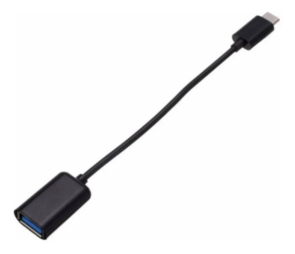 Cabo USB Adaptador Otg Tipo C Pendrive Celular Tablet Notebook Cor Preto - Image 4