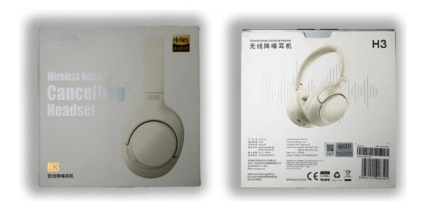 Headset Qcy H3 Anc Adaptativo Bluetooth 5.3 Multiponto 60h Cor Branco - Image 7