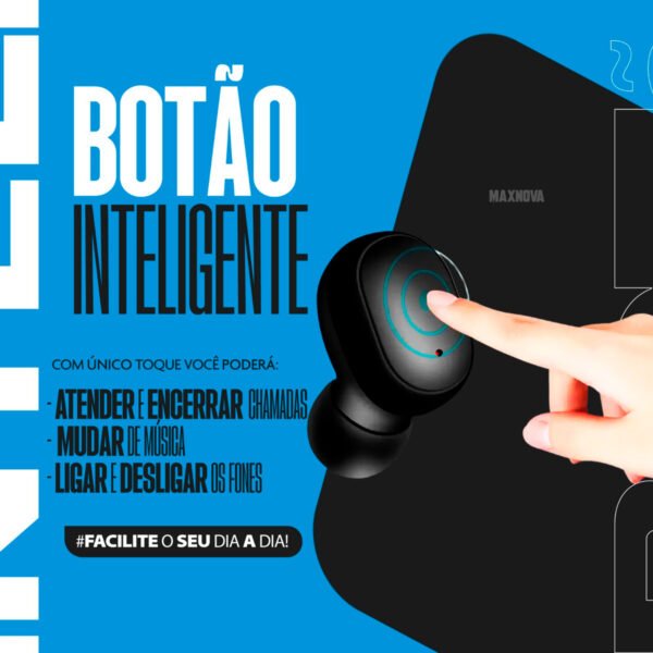 Fone De Ouvido Bluetooth Tws Sem Fio C/ Mic Compatível Com Todos Celulares - Image 2