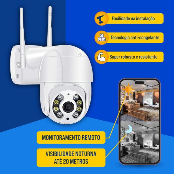 Kit 2câmera Ip Icsee Prova D'água Infravermelho Externa Wifi - Bahrein - Image 2