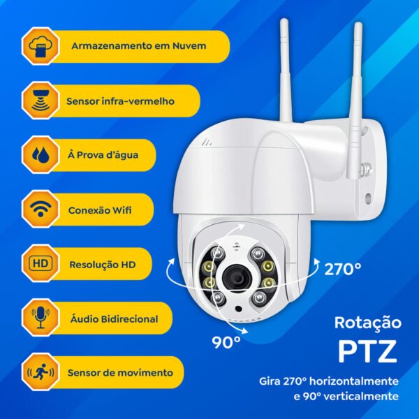 Kit 2câmera Ip Icsee Prova D'água Infravermelho Externa Wifi - Bahrein - Image 6