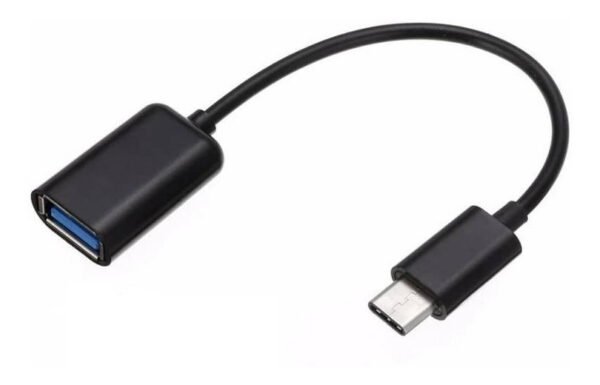 Cabo USB Adaptador Otg Tipo C Pendrive Celular Tablet Notebook Cor Preto - Image 3