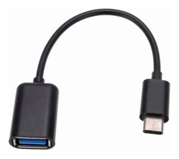 Cabo USB Adaptador Otg Tipo C Pendrive Celular Tablet Notebook Cor Preto - Image 5